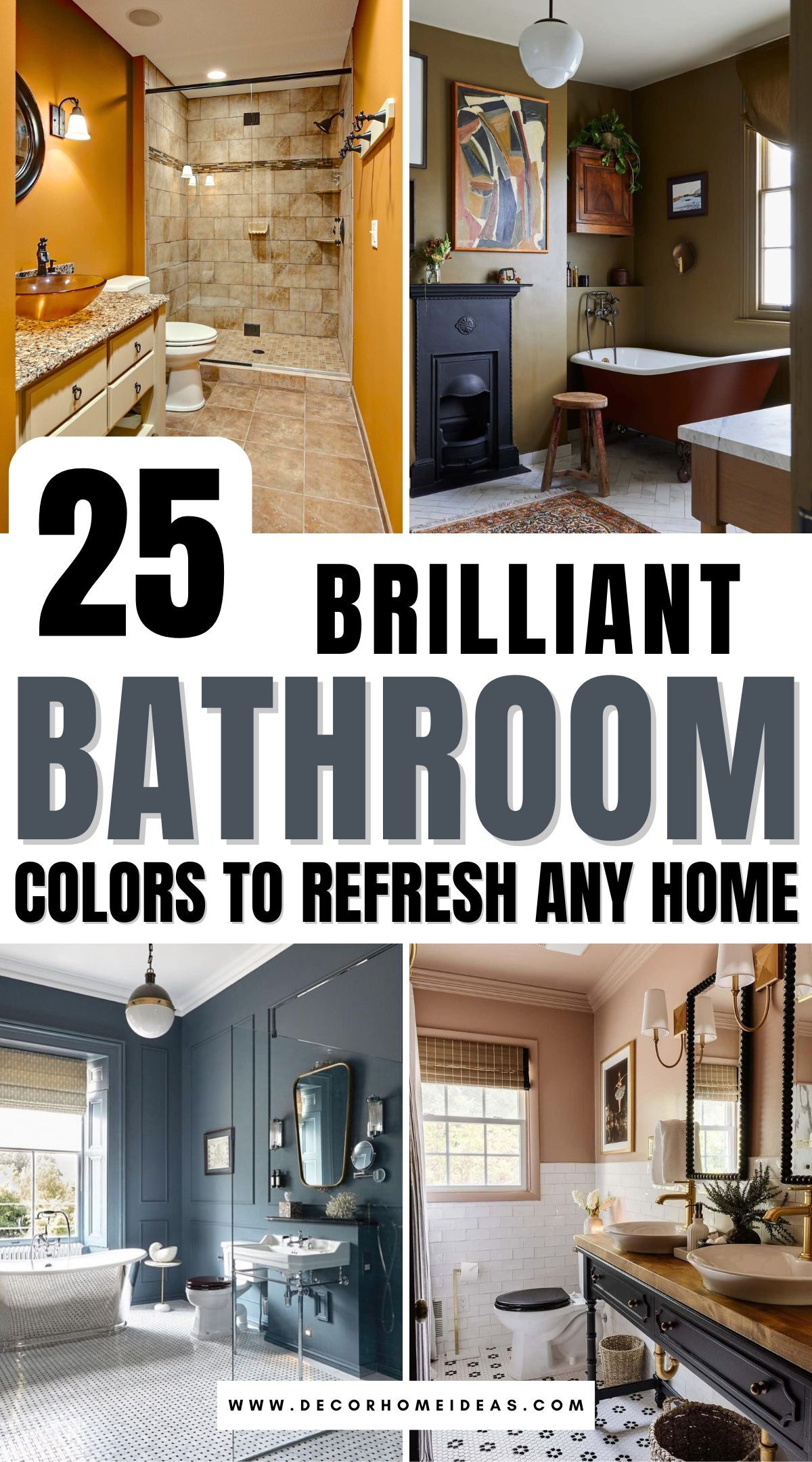 trendy bathroom colors of the year 2