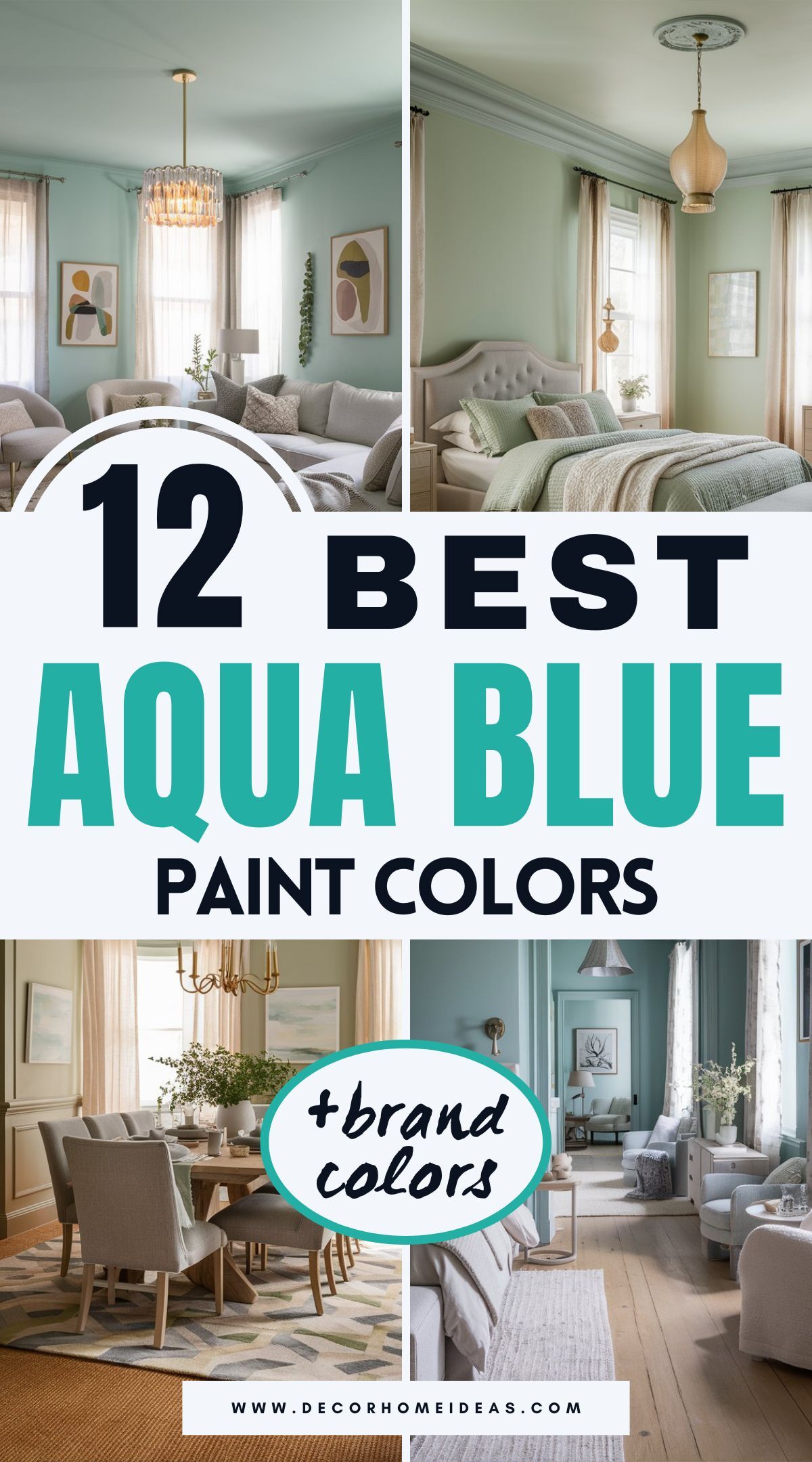 Discover 12 refreshing aqua paint colors from Benjamin Moore, Sherwin-Williams, Behr, and Farrow & Ball that bring a cool, calming vibe to any room. Find the perfect shade for your next project and see which tones designers love most!