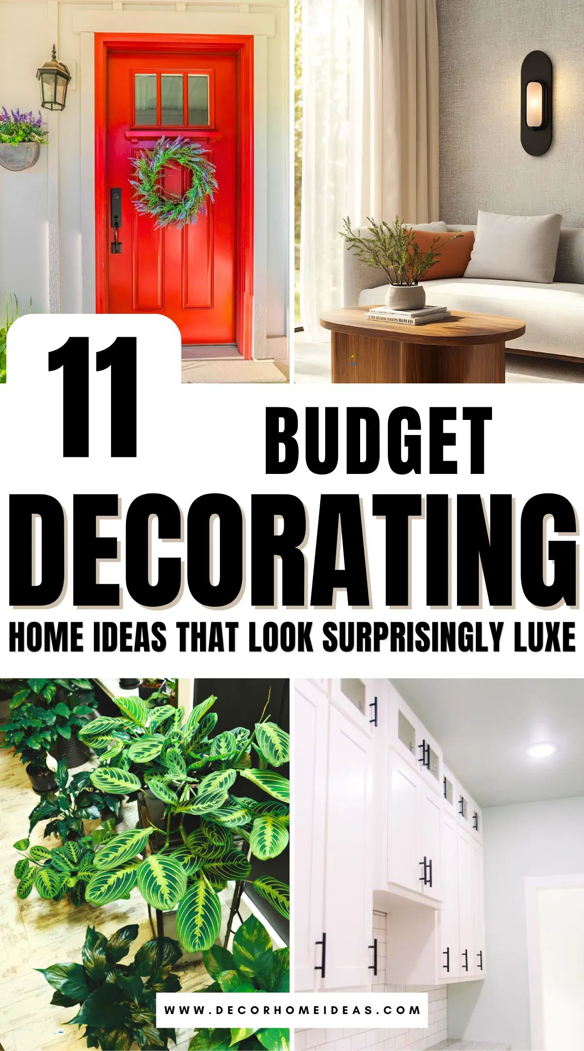 Style doesn’t have to cost a fortune! These 11 decorating home ideas are thrifty, smart, and perfect for anyone working with a tight budget. Discover creative ways to make your space feel high-end without high costs. Whether you're redecorating one room or your whole place, these ideas will help you do it in style—without spending much at all.