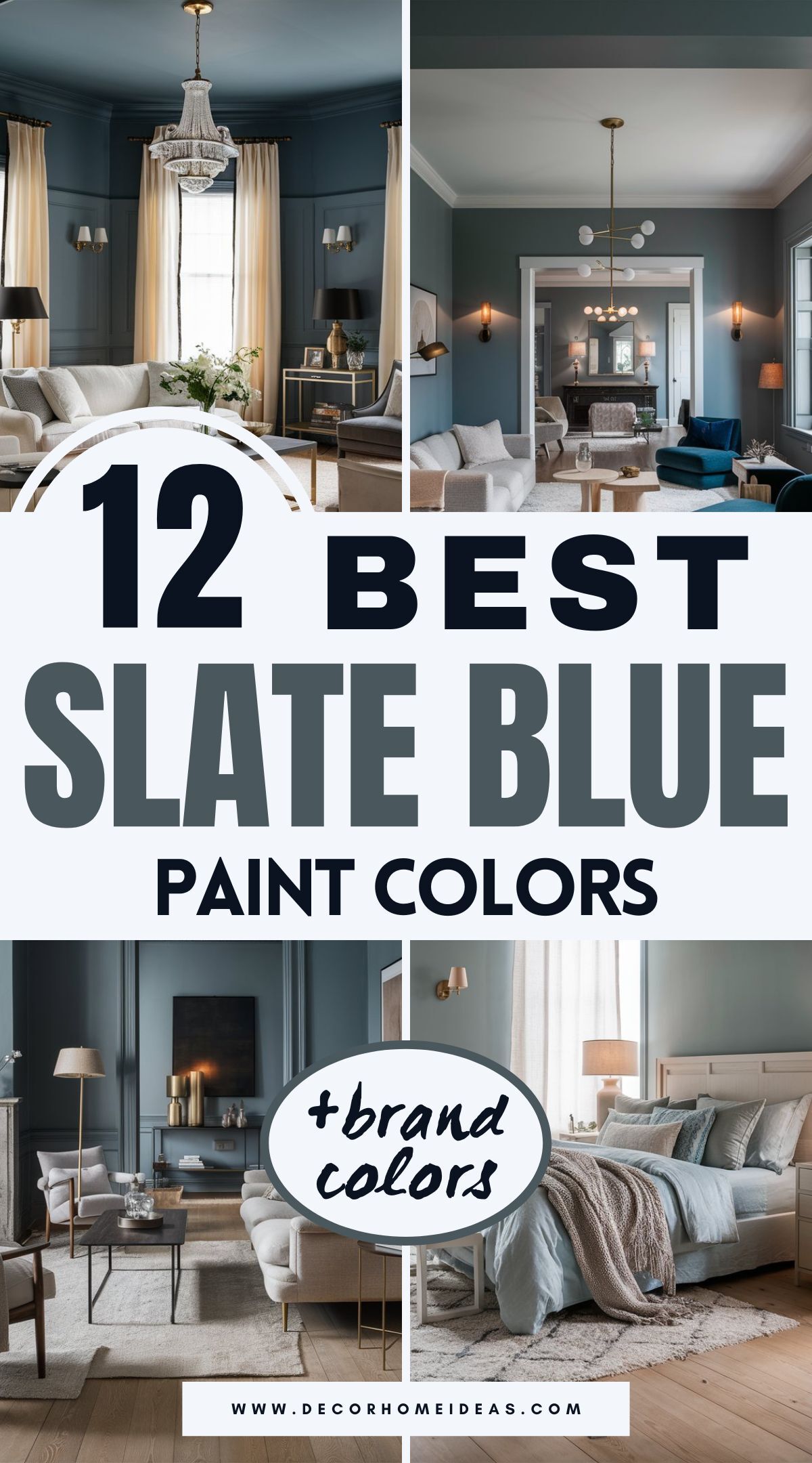 Explore 12 stylish slate blue paint colors that bring a modern, calming vibe to any room. Whether you're updating a living space or adding depth to a bedroom, these shades offer a perfect mix of cool and sophisticated. See which one fits your style best!