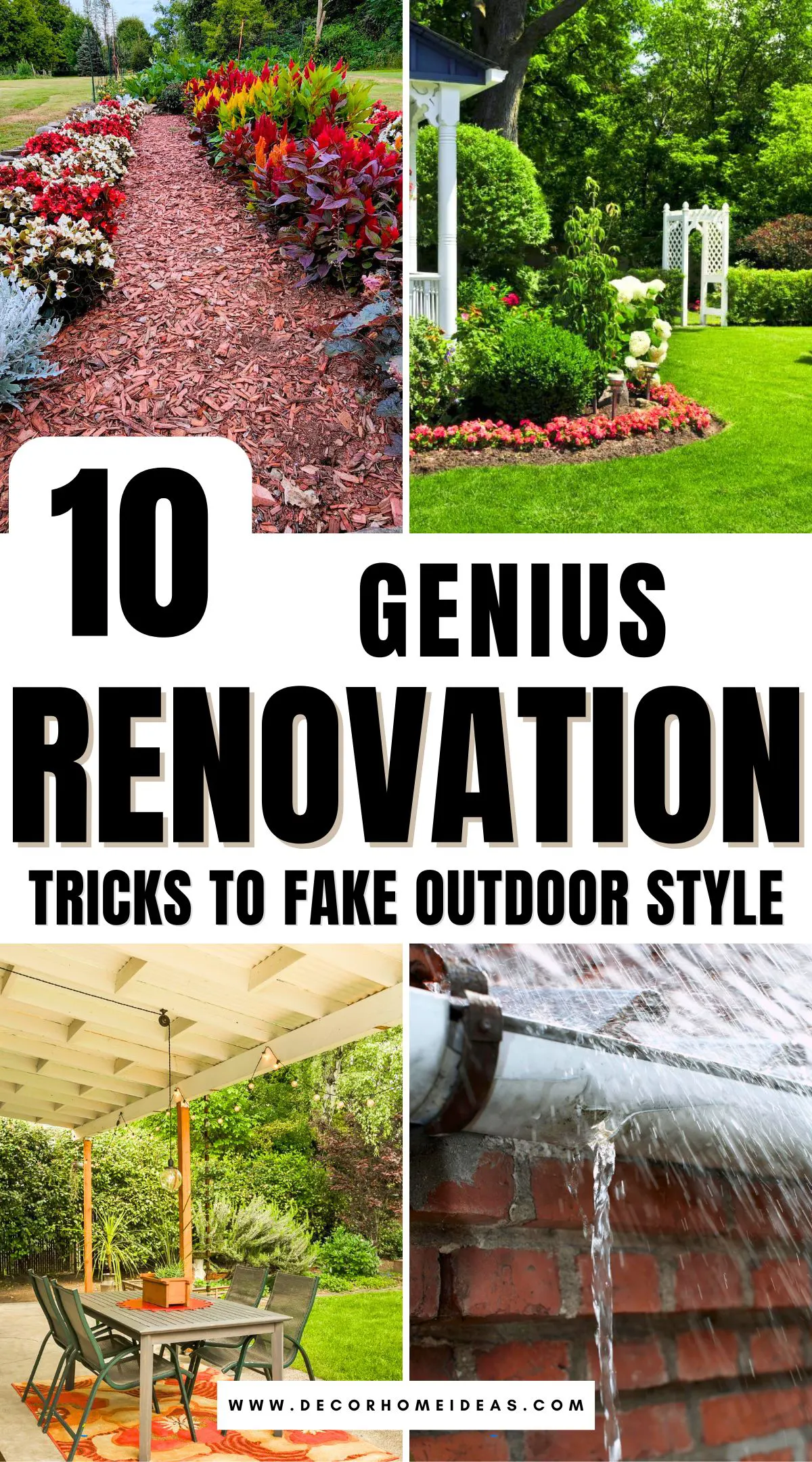 No outdoor area? These 10 genius renovation tricks create the illusion of a fully styled exterior space—without the construction mess. Whether you're working with a tiny balcony or blank patio, these smart ideas will help you fake that dreamy outdoor lifestyle with minimal effort. Get the designer look on a real-life budget!