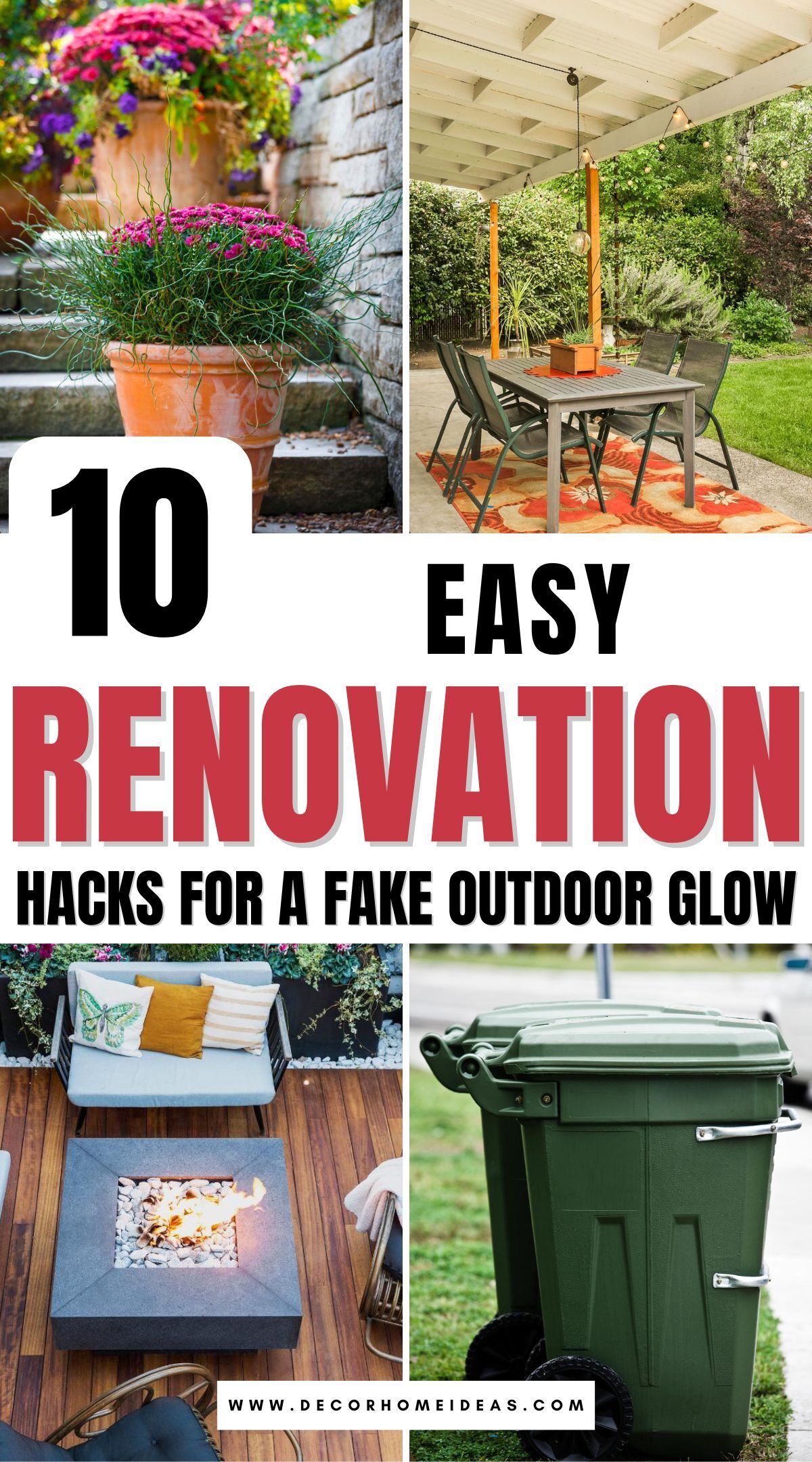 best ways to fake an outdoor reno 2