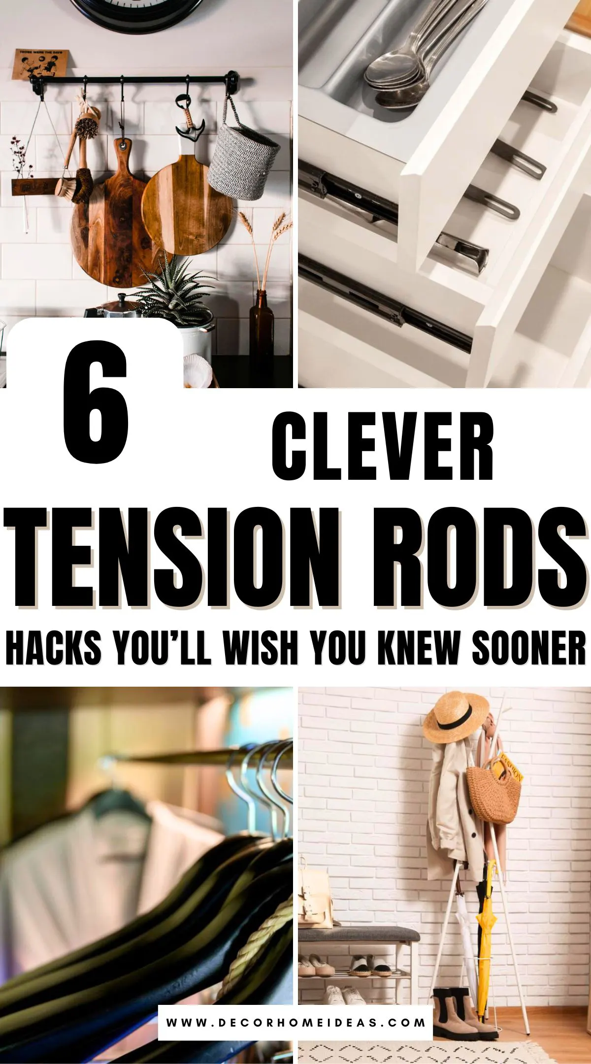 Discover 6 smart and budget-friendly ways to use tension rods beyond just hanging curtains. From organizing cabinets to creating instant storage, these creative ideas are easy to try and surprisingly effective—see which ones could work in your home.