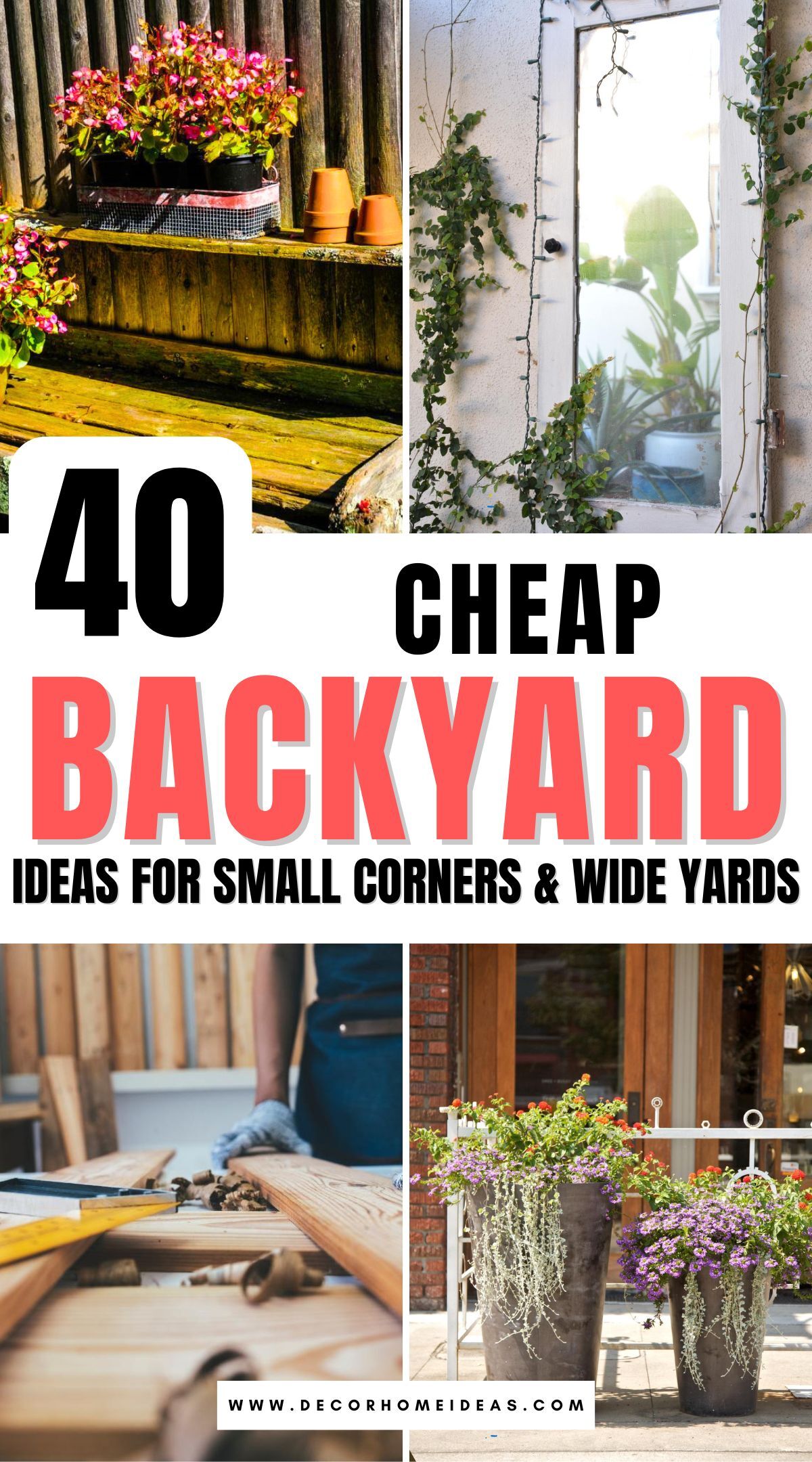 cheap backyard ideas big small spaces 2