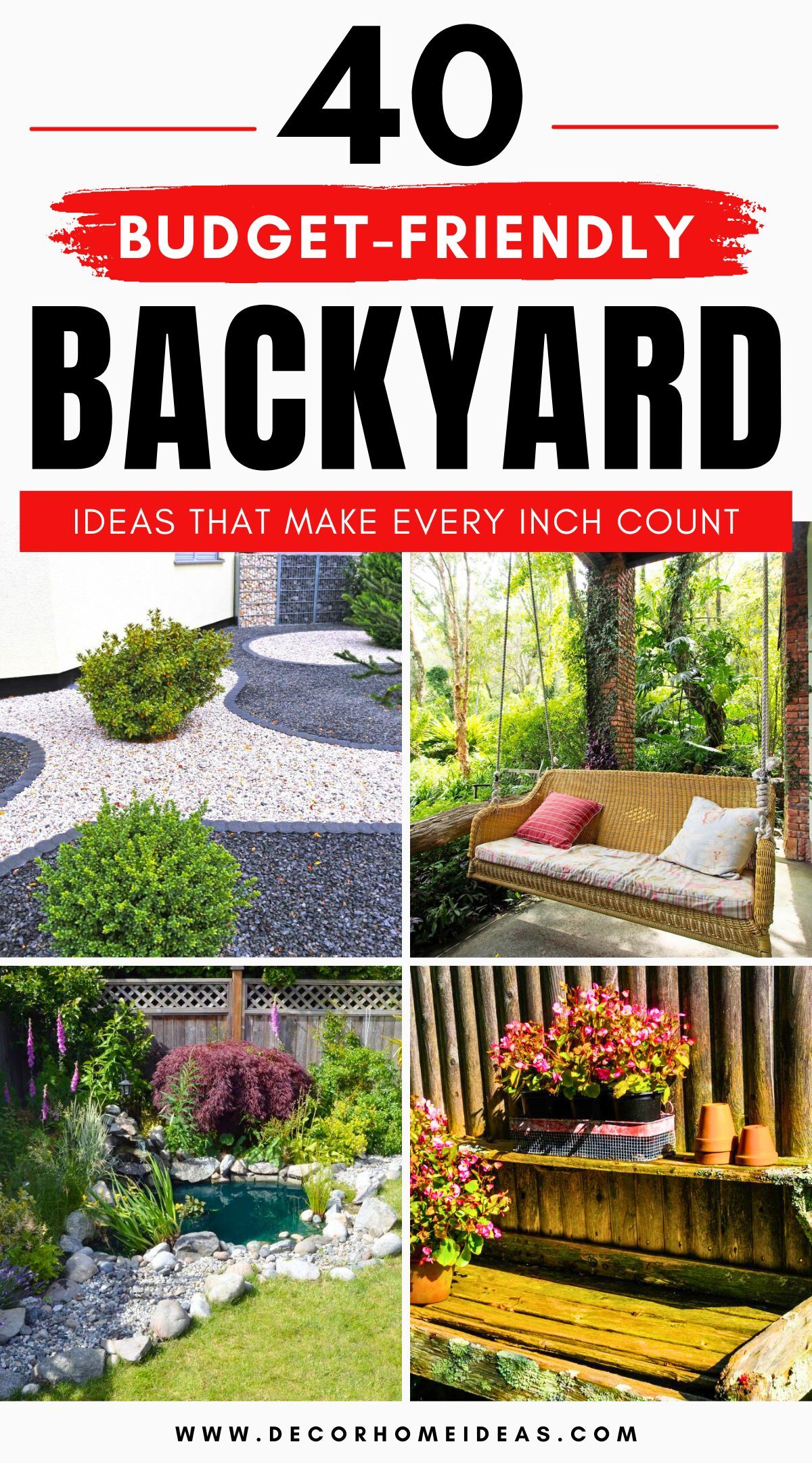 cheap backyard ideas big small spaces 4