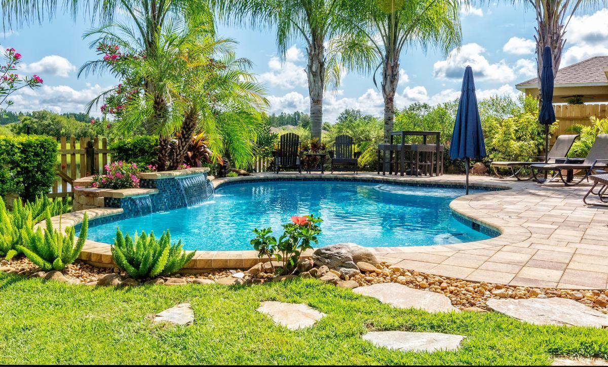 backyard pool